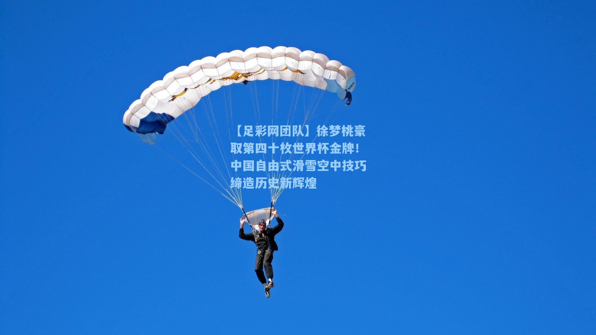 徐梦桃豪取第四十枚世界杯金牌!中国自由式滑雪空中技巧缔造历史新辉煌